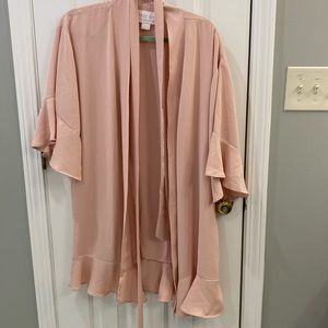 Birds gray pink tobe XS/S